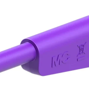 Isolasjon bananplugg KT-SL-4-46 Ø4mm FIOLETT 2,5mm ledning/SLQ-4x +SLM-4x