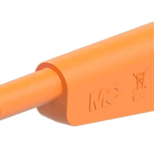 Isolasjon bananplugg KT-SL-4-46 Ø4mm PEACH 2,5mm ledning/SLQ-4x +SLM-4x