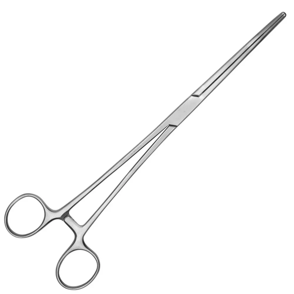 Fisketang - 25 cm lang - Krokfjerner fiskesport - Krokfjerner - Klemme i buet utførelse av rustfritt stål