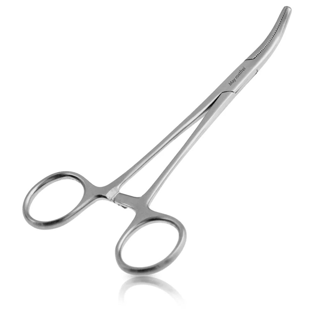 Krokfjerner-tang 13 cm - Bøyd klemme i rustfritt stål fiskere - Presis og rustfri