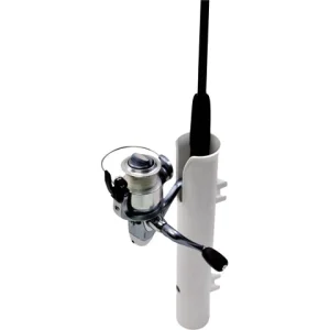 Attwood, Utenpåliggende stangholder, hvit, 44,5 mm, 22,86 cm, ATT-12708-2