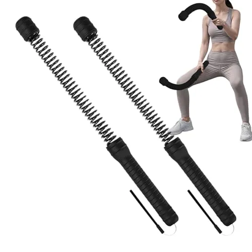 Treningstau battle ropes, 2 korte med stålkjerne, svart – Generic MK27HQ4UT80EQXZ7