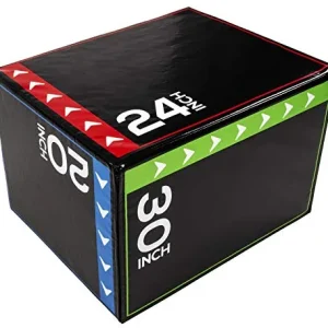 Plyo Box 3-i-1 Skumboks 50/61/70cm, Plyometrisk – BalanceFrom SFJB-16