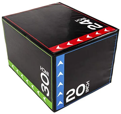 Plyo Box 3-i-1 Skumboks 50/61/70cm, Plyometrisk – BalanceFrom SFJB-16