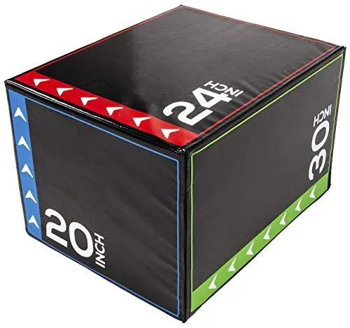 Plyo Box 3-i-1 Skumboks 50/61/70cm, Plyometrisk – BalanceFrom SFJB-16