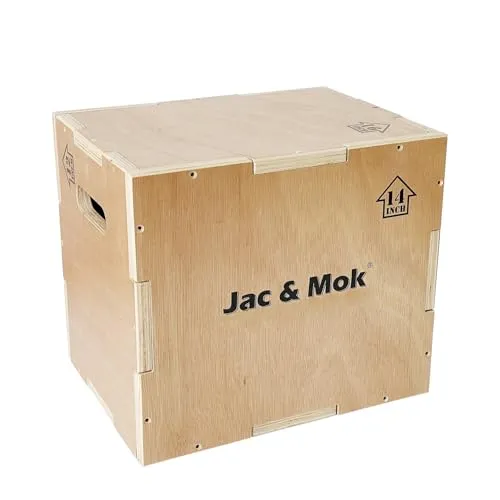 Stepkasse Tre 40x30x35cm, 3 Høyder, 350 Lbs Maks – Jac & Mok
