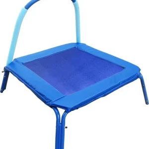 Trampoline 96x96cm Med Håndtak Barn Og Voksne Blå MASTER