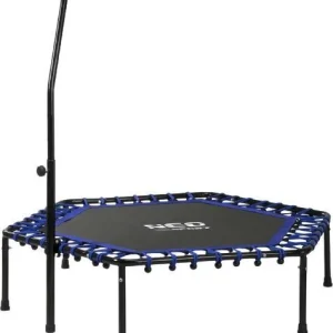 Trampoline fitness med håndtak 100cm matte hjemmetrening Neo-Sport 11024 Trampolina