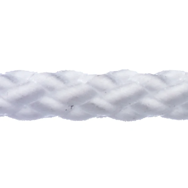 Robline, Polyester 8-flettet tau, 5mm Hvit 200m, Bruddstyrke 4500 kg