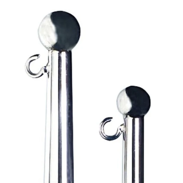 Flaggstang RF m/klikkmontering, 90 cm, AISI 316
