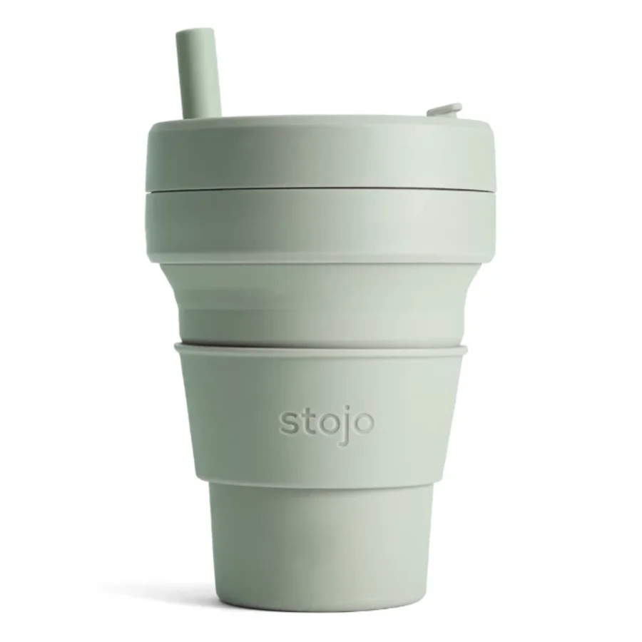 Stojo sammenleggbar biggie kopp sage 470 ml