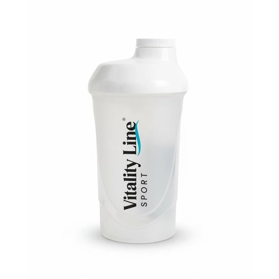 Vitality Line Sport risteflaske hvit 600 ml