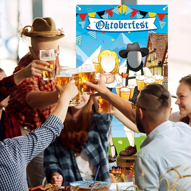 Foto-bakgrunn i Oktoberfest-design – GaudiKulisse Oktoberfest 2025