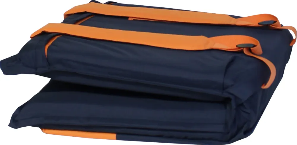 Sittepute Comfy Carry, mørkekblå/oransje