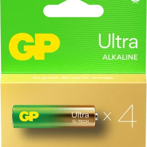 GP Ultra Alkaline batteri AA 4-pk