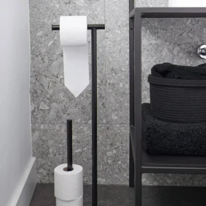 Ikon toalettpapirholder - svart