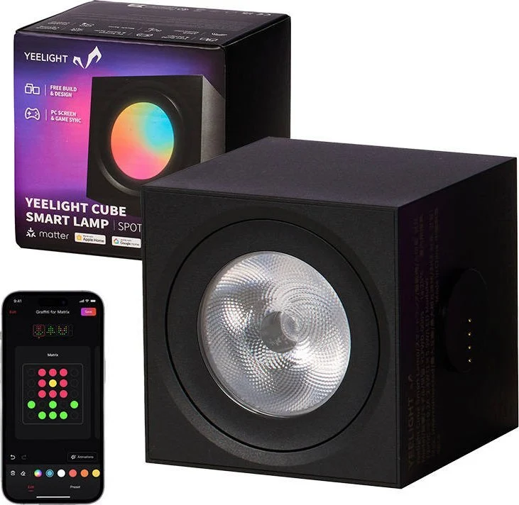 Gaming Lys Smart Cube Light Spot 15° Panel – Yeelight – YLFWD-0005