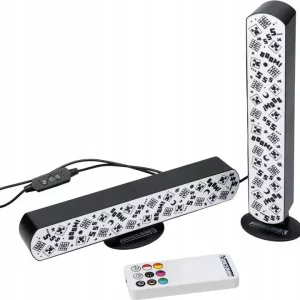 Lampe Minecraft - Sett Med 2 RGB - lamper Med Fjernkontroll Paladone