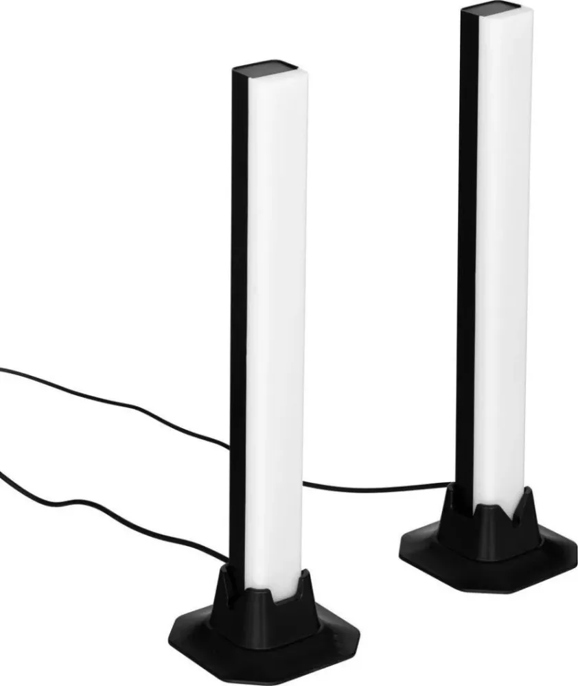 LED lys stripe Med Fjernkontroll 32, 5cm, Flerfarget, 2 Stk