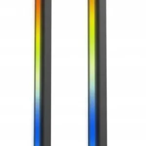 LED-lys RGBIC Light Bar 2-pack 10W, svart stemningsbelysning Yeelight D Beam