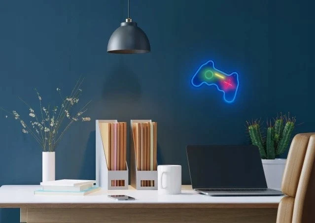 Neonlampe Gaming-pad Flerfarget LED 10w Activejet AJE-NEON PAD