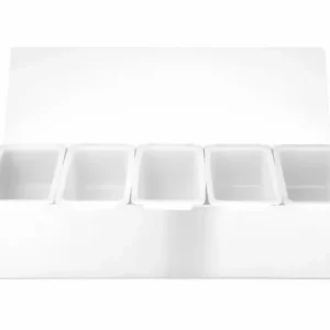Garnityrbeholder 5 konteinere 375x140x(h)90