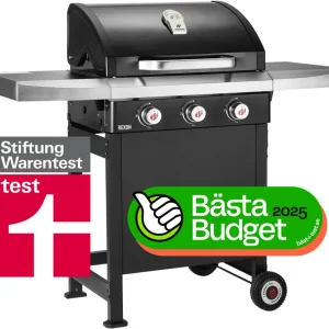 Gassgrill Rexon 3.0 Sort CI 12236 - Ansiktsløftning