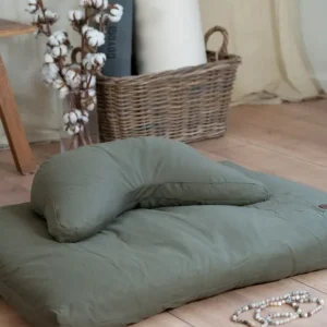 Begin Meditation Zafu Bundle - Dark Olive