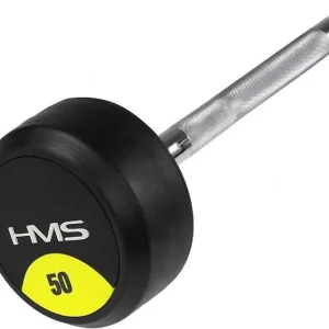 Curlstang fast 50kg gumminert, 116cm treningsstang – HMS – GSL-50