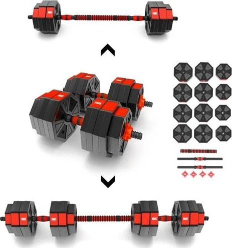 Manualer Sett 30kg med stangfunksjon hjemmetrening – HMS SGC30 – 19
