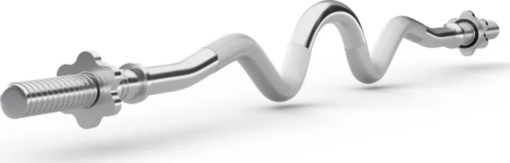 Vektstang Kraftig Curl 120cm 28mm, 150kg Maks Belastning Zipro