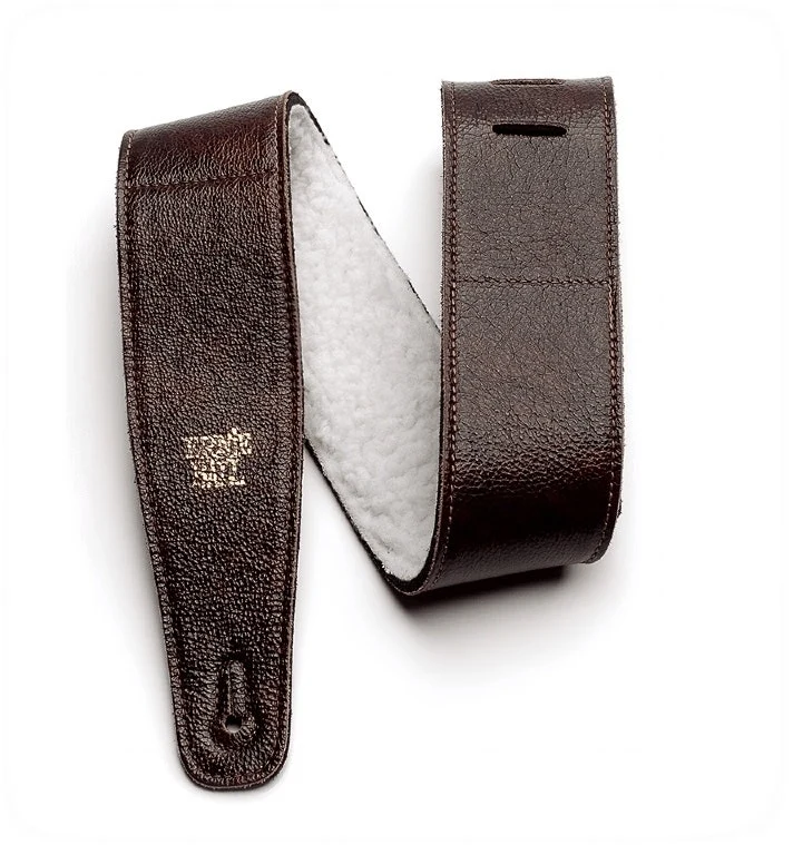 Ernie Ball EB-4138 Italian Leather Strap Chestnut