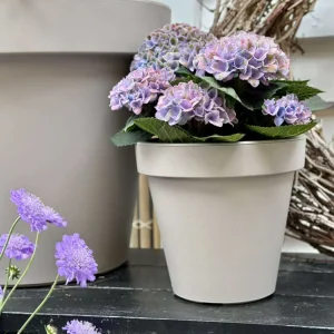 Hagepotte dia 20cm - Resirkulert Beige