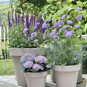 Hagepotte - Resirkulert Beige Dia 25cm