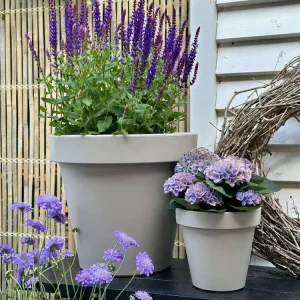 Hagepotte - Resirkulert Beige Dia 35 cm