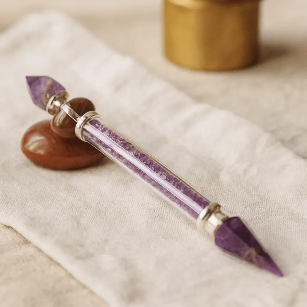 Ametyst krystallstav – Shiva Lingam