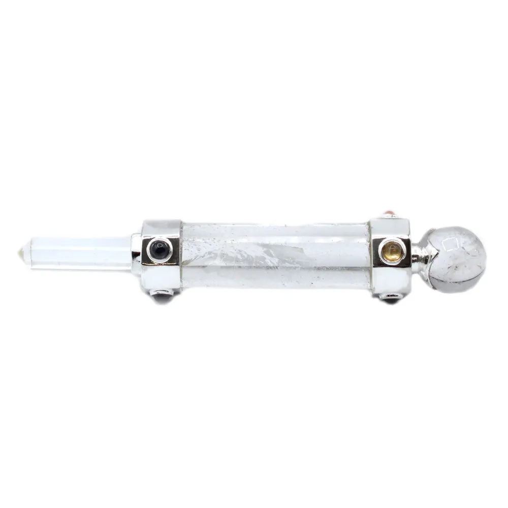 Kvarts Krystall Helbredende Stav Sekskantet 12cm