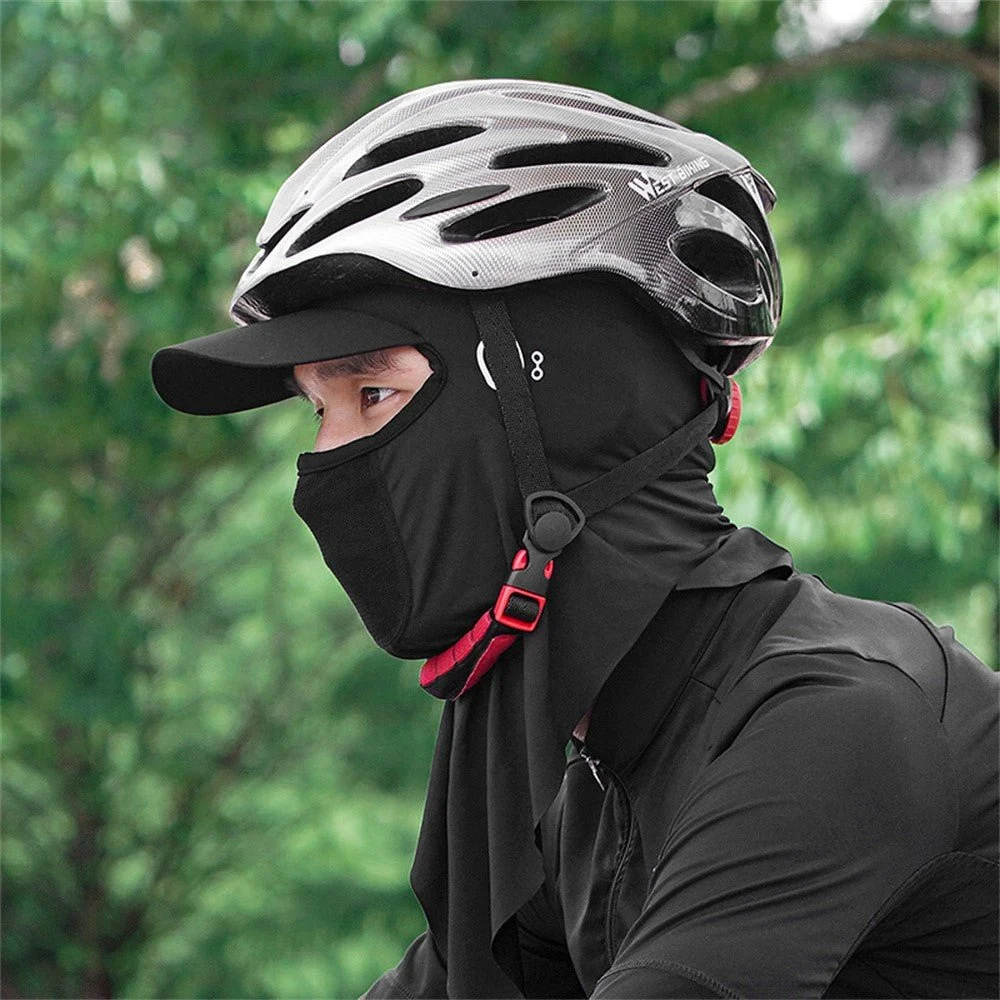 WEST BIKING Cagoule Isete Silke med Solbeskyttende Skjerm