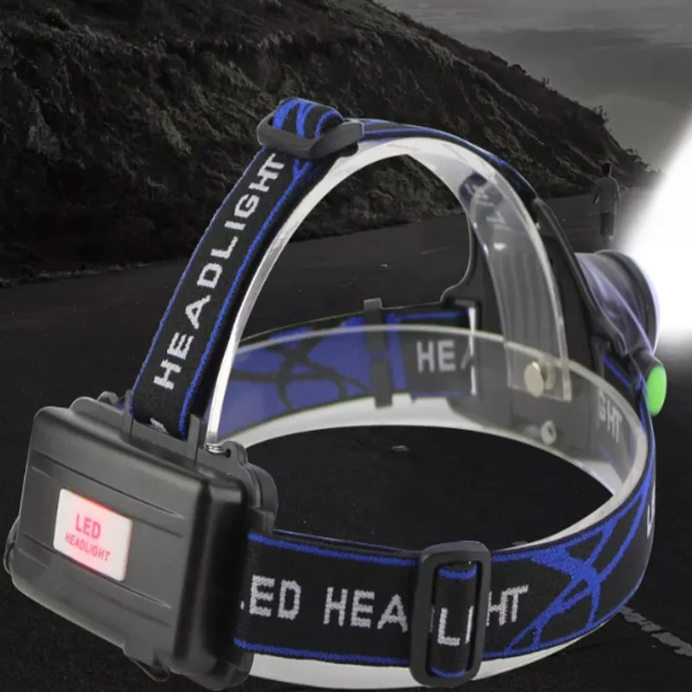 Hodelykt, 1800 lumen, m/justerbar fokus og zoom