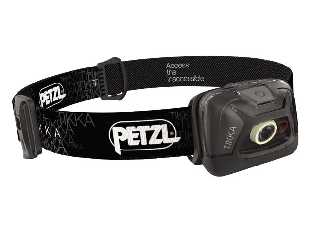 Petzl, Tikka hodelykt, 300 lumen, grå (1 stk.)