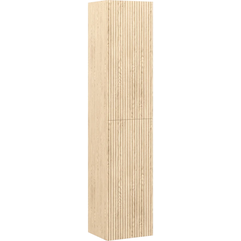 Høyskap bad 35 cm eik, 2 dører, Silent System, PerfectClean, UV-beskyttelse, Mexen Rivel – 91A21-03016-2-BF81