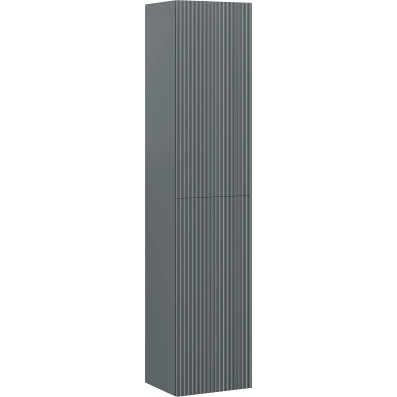 Høyskap bad 35 cm Grafitt Matt 2 Dører Silent System Mexen Rivel – 91A21-03016-2-BF66