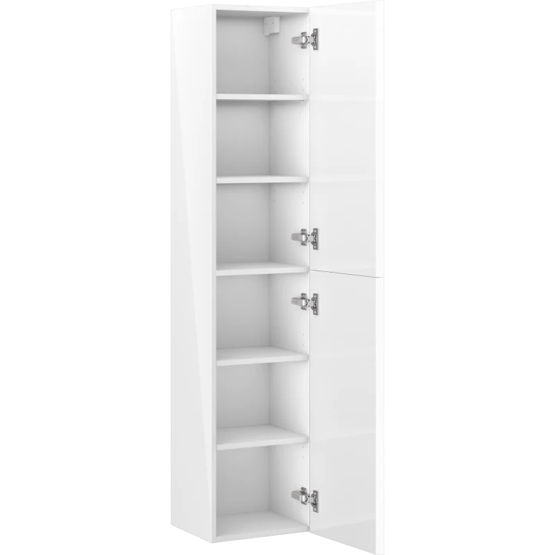 Høyskap bad 35 cm Hvit Høyglans 2 Dører Silent System UV-Beskyttelse Mexen Orio – 91A11-03016-2-BF00
