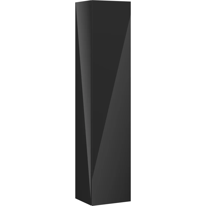 Høyskap bad 35 cm Svart Høyglans 1 Dør Silent System Mexen Orio – 91A11-03016-1-BF70