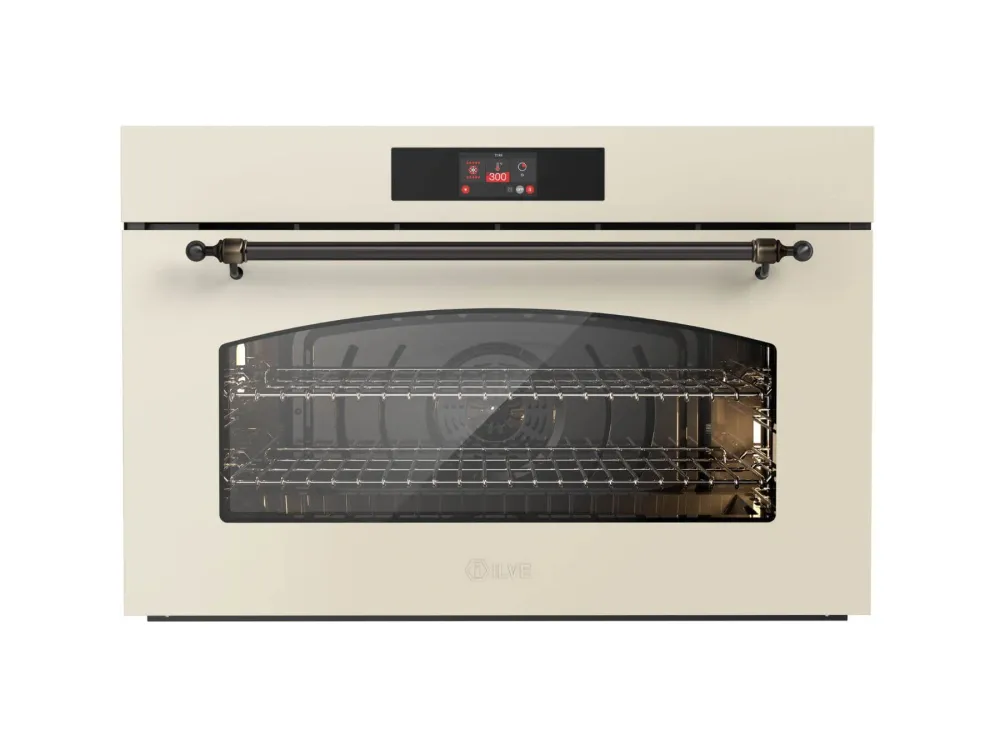 ILVE Nostalgie 90 cm multifunksjonsovn Maxi, 300° C - Hydrolyse