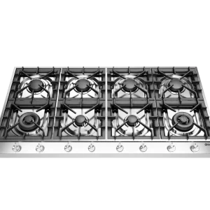 ILVE Professional Plus 120 cm frittstående gassplate med 8 brennere - Dual