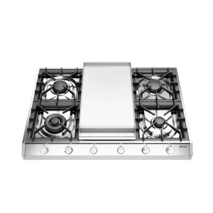 ILVE Professional Plus 90 cm frittstående gassplate med 6 brennere - Dual