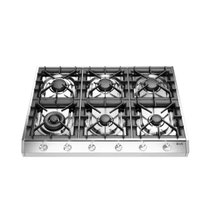 ILVE Professional Plus 90 cm frittstående gassplate med 6 brennere - Dual