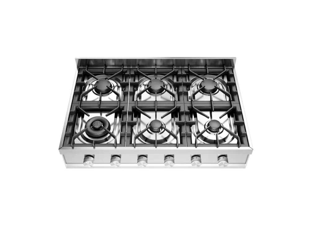 ILVE Professional Plus 90 cm frittstående gassplate med 6 brennere - Dual