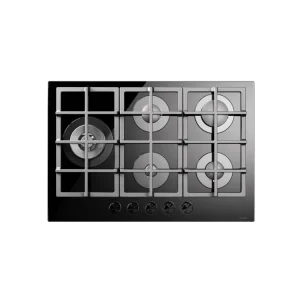 ILVE Professional Plus 75 cm gasskomfyr i herdet glass med 5 brennere